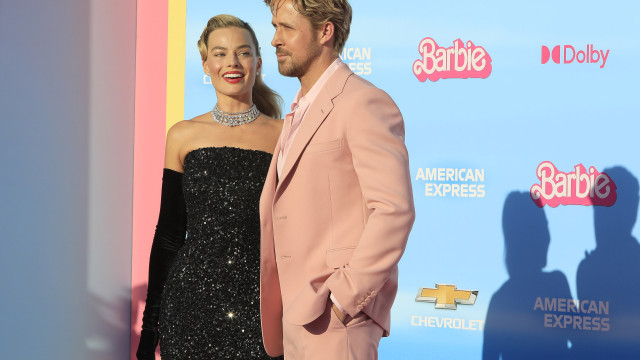 Margot Robbie and Ryan Gosling attend the premiere of Barbie at the Shrine Auditorium in Los Angeles, California, USA, 09 July 2023